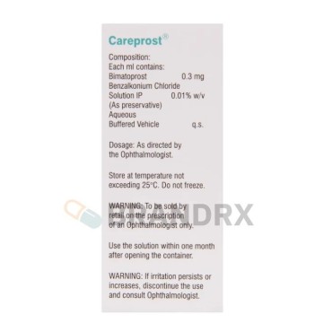 Careprost Eye Drops 0.03% Sun Pharmaceuticals Industries