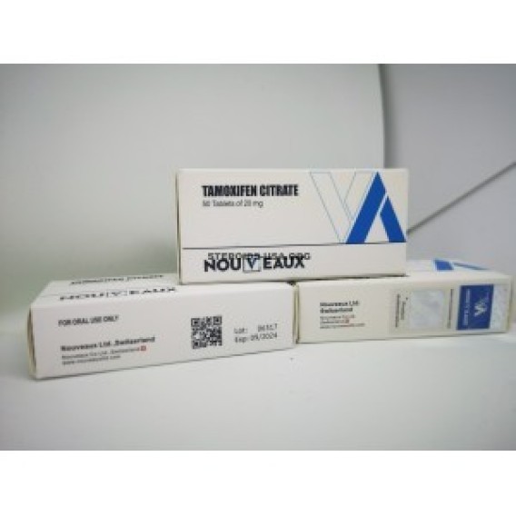 TAMOXIFEN CITRATE NOUVEAUX LTD 100 TABLETS OF 20MG Nouveaux